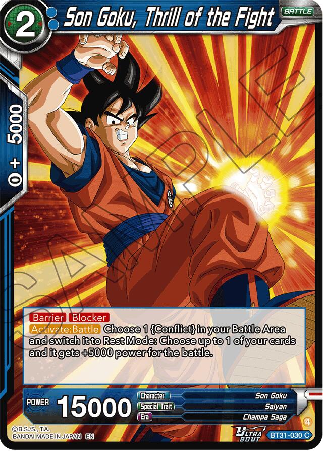 Son Goku, Thrill of the Fight (BT31-030) [Impact Beyond Dimensions] | Devastation Store