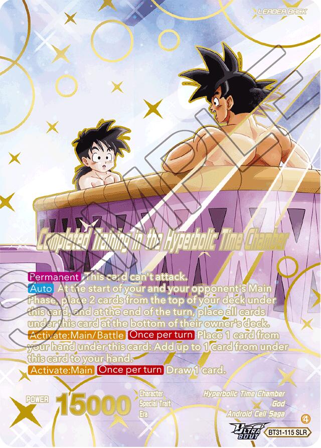 Training in the Hyperbolic Time Chamber // Completed Training in the Hyperbolic Time Chamber (SLR) (BT31-115) [Impact Beyond Dimensions] | Devastation Store