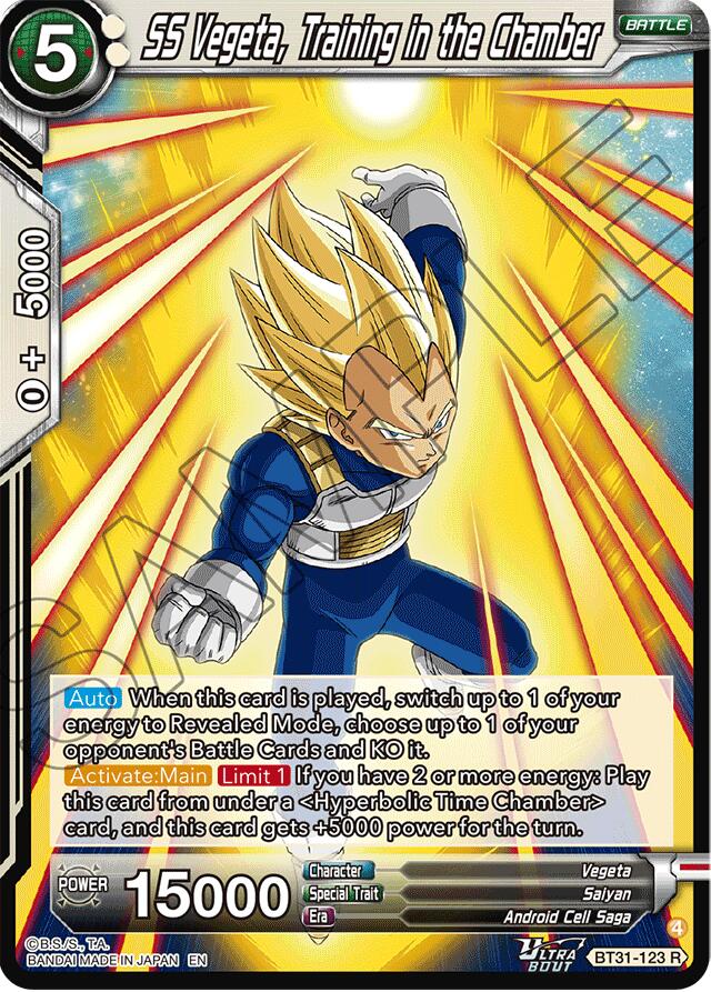 SS Vegeta, Training in the Chamber (BT31-123) [Impact Beyond Dimensions] | Devastation Store