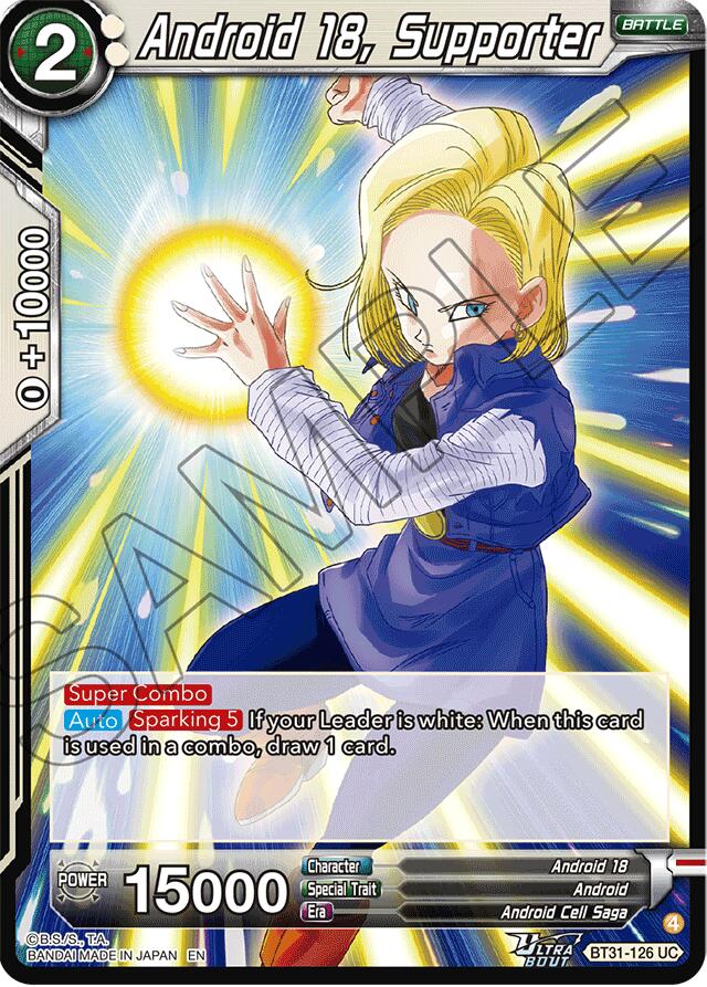 Android 18, Supporter (BT31-126) [Impact Beyond Dimensions] | Devastation Store