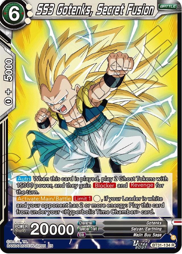 SS3 Gotenks, Secret Fusion (BT31-134) [Impact Beyond Dimensions] | Devastation Store