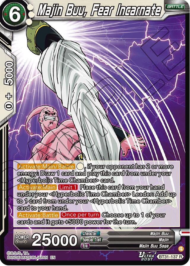 Majin Buu, Fear Incarnate (BT31-137) [Impact Beyond Dimensions] | Devastation Store