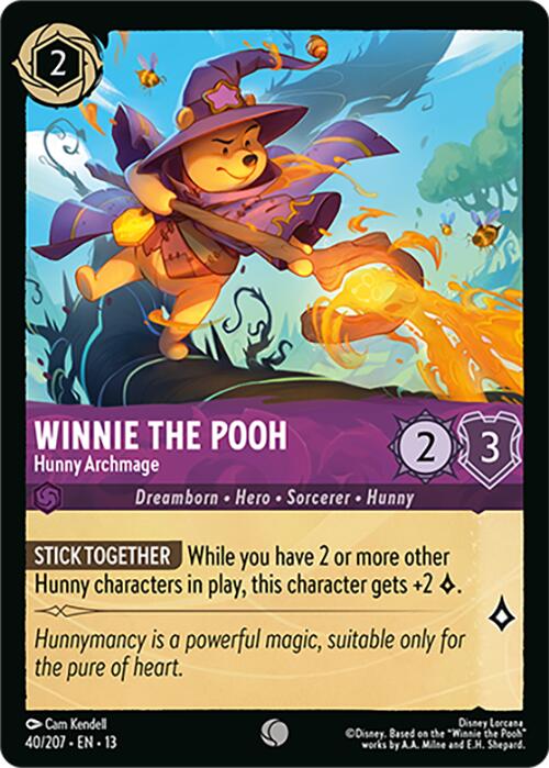 Winnie the Pooh - Hunny Archmage (40/204) [Attack of the Vine!] | Devastation Store