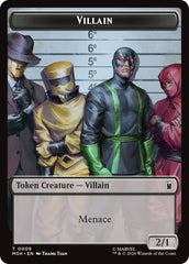 Villain // Robot Villain Double-Sided Token (009//020) [Marvel Super Heroes Tokens] | Devastation Store