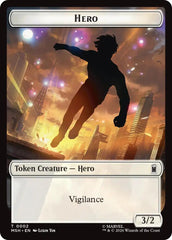 Hero // Robot Villain Double-Sided Token [Marvel Super Heroes Tokens] | Devastation Store