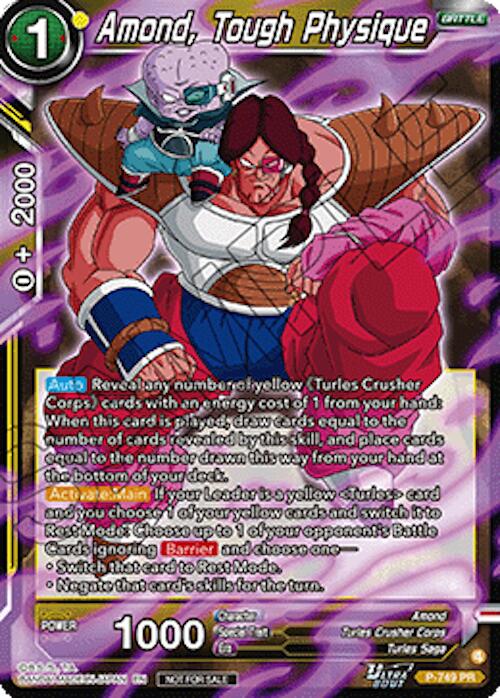 Amond, Tough Physique (Ultra-Bout Series Tournament Pack Vol.3) (P-749) [Tournament Promotion Cards] | Devastation Store