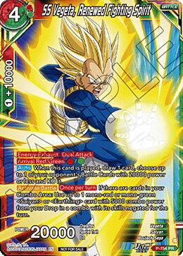 SS Vegeta, Renewed Fighting Spirit (Ultra-Bout Series Tournament Pack Vol.3) (P-754) [Tournament Promotion Cards] | Devastation Store