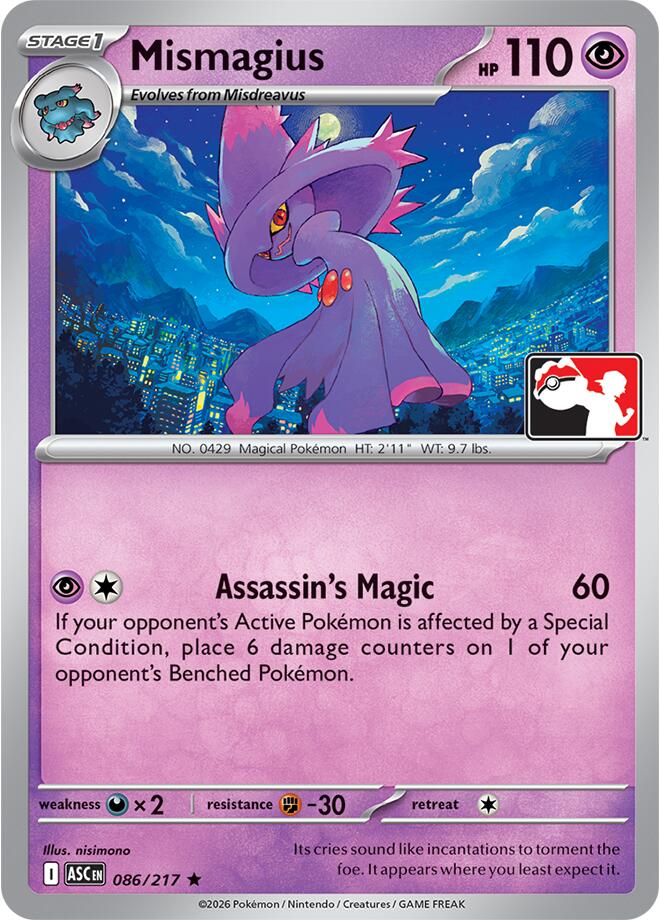 Mismagius (086/217) [Prize Pack Series Nine] | Devastation Store