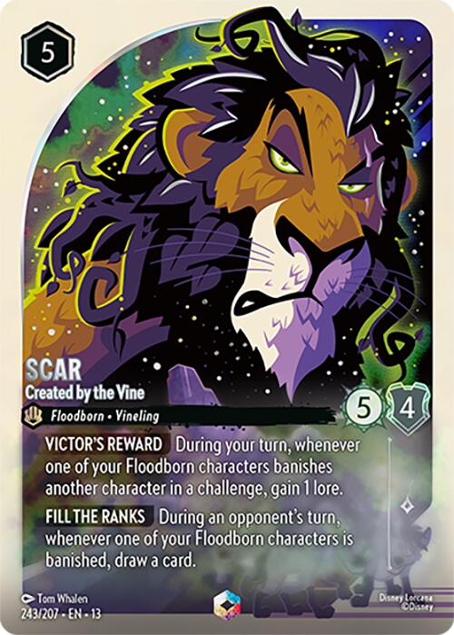 Scar - Created by the Vine (Enchanted) (243/204) [Attack of the Vine!] | Devastation Store