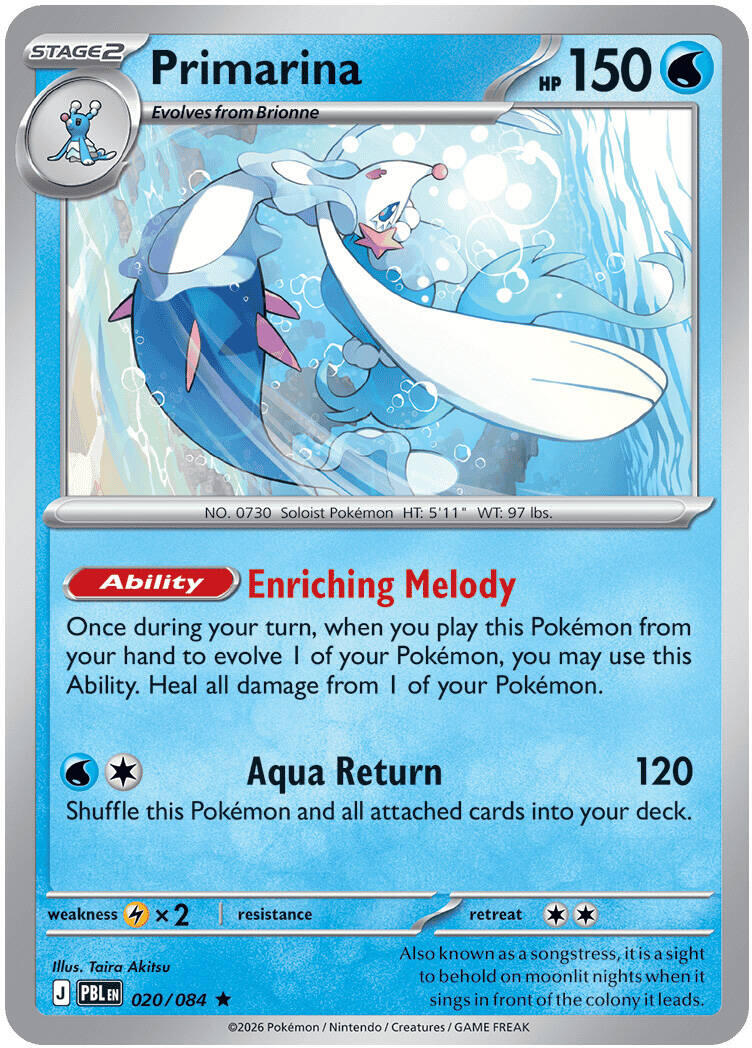 Primarina (020/084) [Mega Evolution: Pitch Black] | Devastation Store