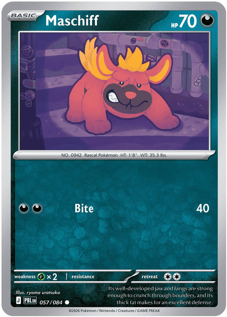 Maschiff (057/084) [Mega Evolution: Pitch Black] | Devastation Store
