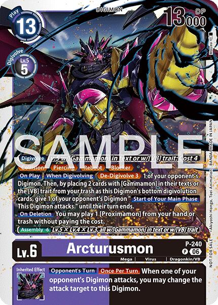 Arcturusmon [P-240] (Official Store Tournament 2026 Vol. 3 Participant) [Promotional Cards] | Devastation Store