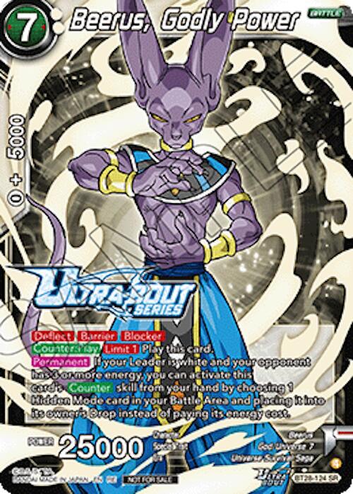 Beerus, Godly Power (Event Pack 19) (BT28-124) [Tournament Promotion Cards] | Devastation Store
