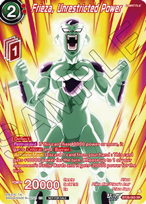 Frieza, Unrestricted Power (Premium Alt-Art Set 2026 Vol.2) (BT28-003) [Tournament Promotion Cards] | Devastation Store