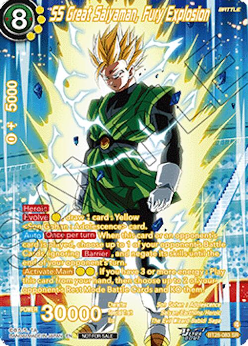 SS Great Saiyaman, Fury Explosion (Premium Alt-Art Set 2026 Vol.2) (BT28-083) [Tournament Promotion Cards] | Devastation Store