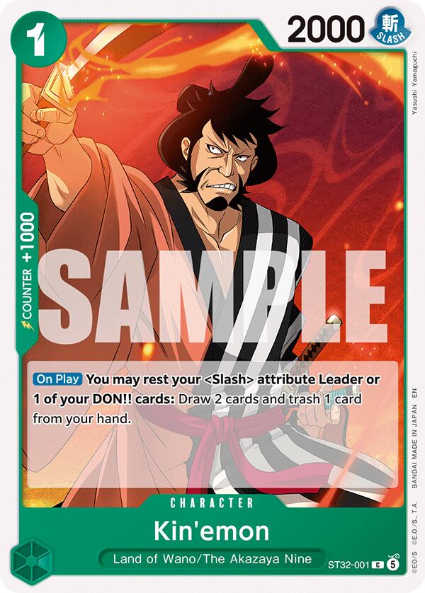 Kin'emon [Starter Deck: GREEN Roronoa Zoro] | Devastation Store