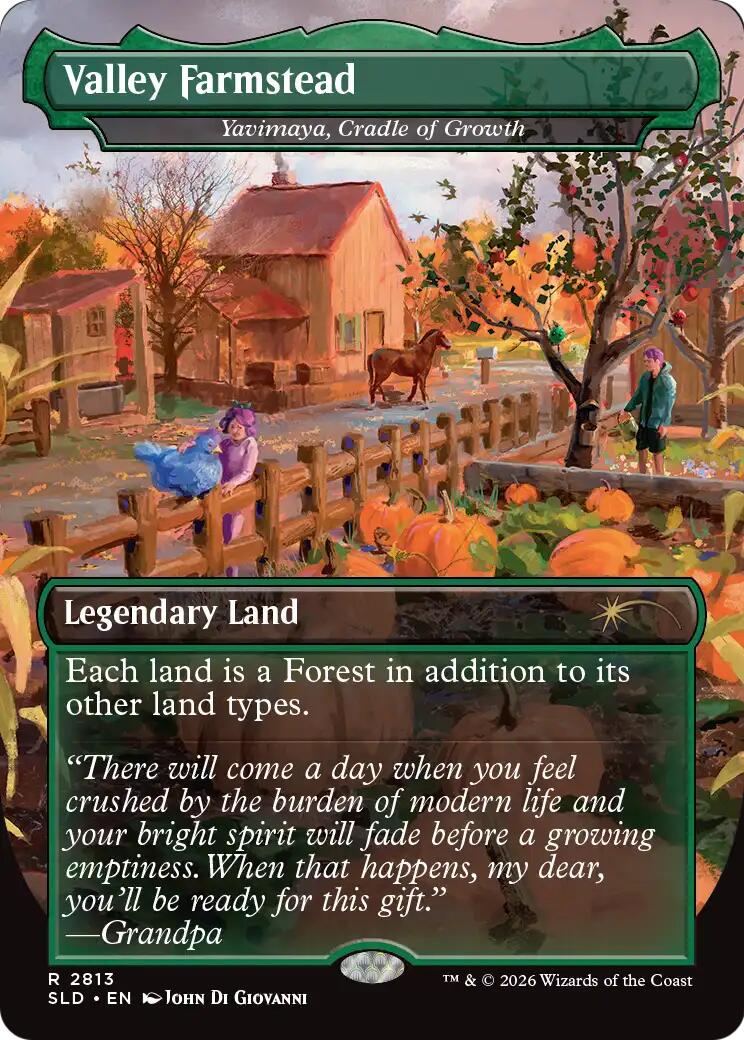 Valley Farmstead - Yavimaya, Cradle of Growth [Secret Lair Drop Series] | Devastation Store