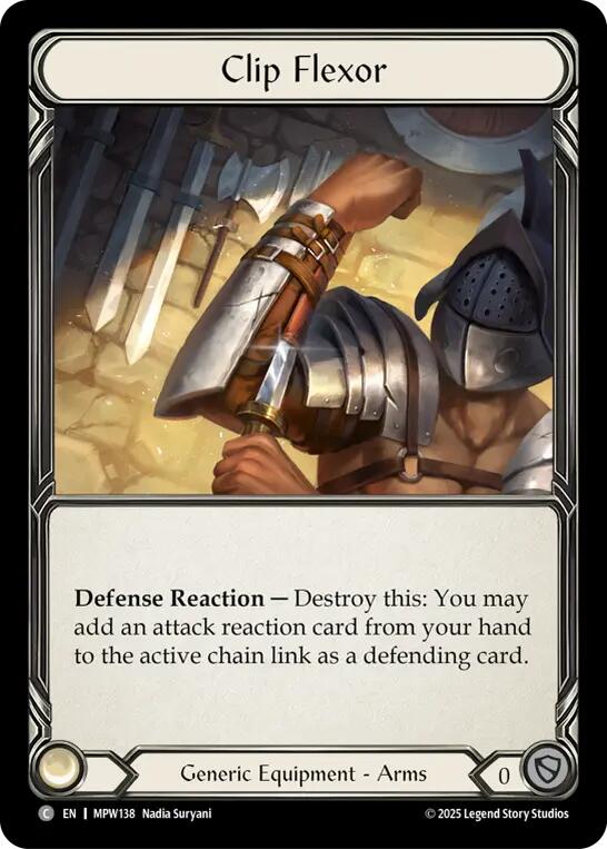 Clip Flexor [MPW138] (Mastery Pack Warrior)  Cold Foil | Devastation Store