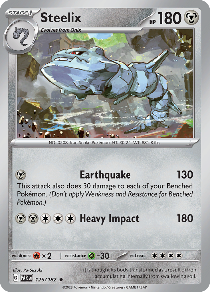 Steelix (125/182) [Scarlet & Violet: Paradox Rift] | Devastation Store