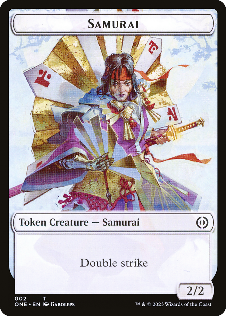 Samurai Token [Phyrexia: All Will Be One Tokens] | Devastation Store