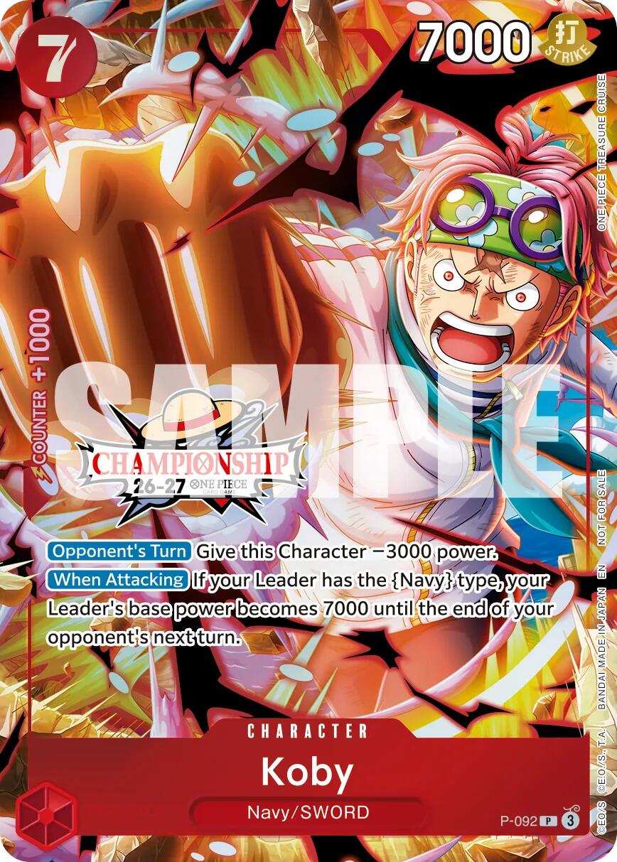 Koby (CS 26-27 Event Pack) [One Piece Promotion Cards] | Devastation Store