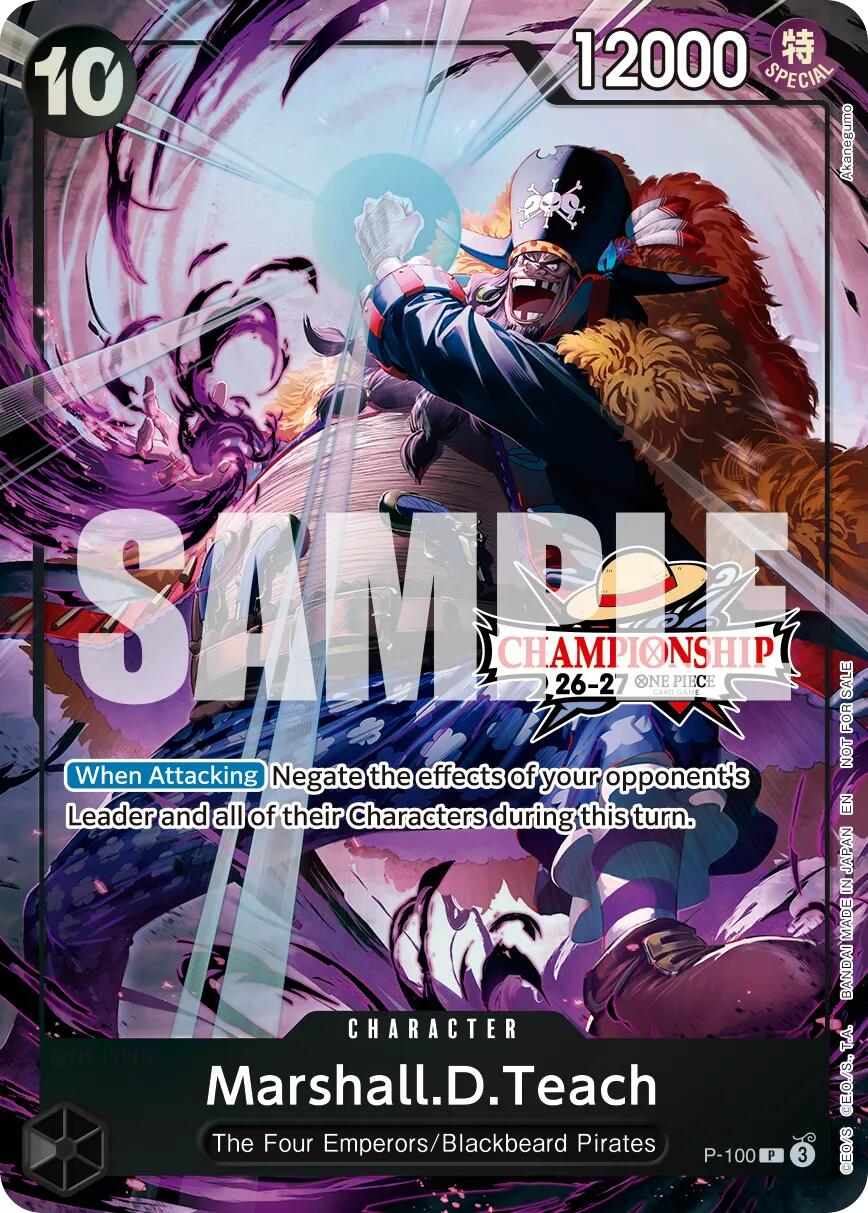 Marshall.D.Teach (CS 26-27 Event Pack) [One Piece Promotion Cards] | Devastation Store