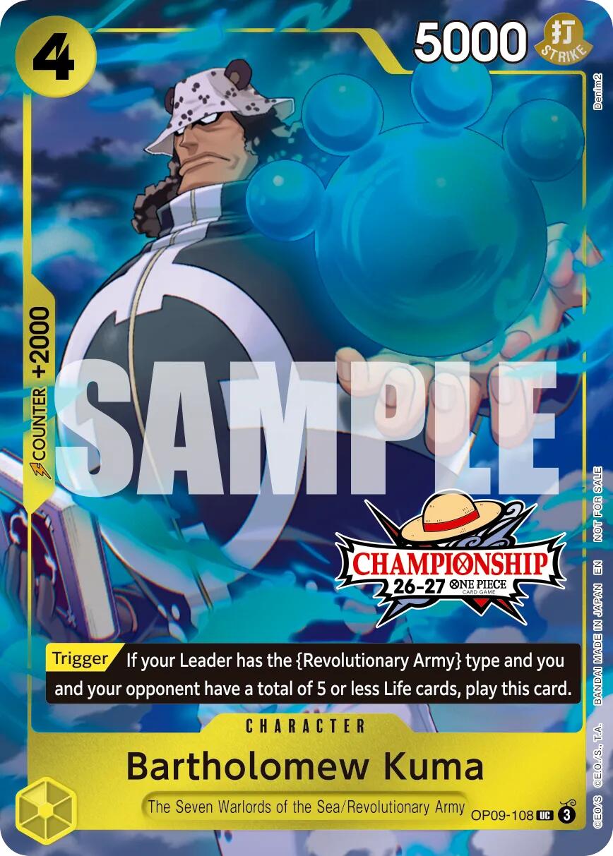 Bartholomew Kuma (CS 26-27 Celebration Pack) [One Piece Promotion Cards] | Devastation Store