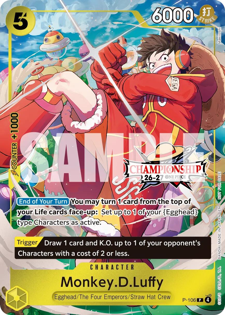 Monkey.D.Luffy (CS 26-27 Celebration Pack) [One Piece Promotion Cards] | Devastation Store