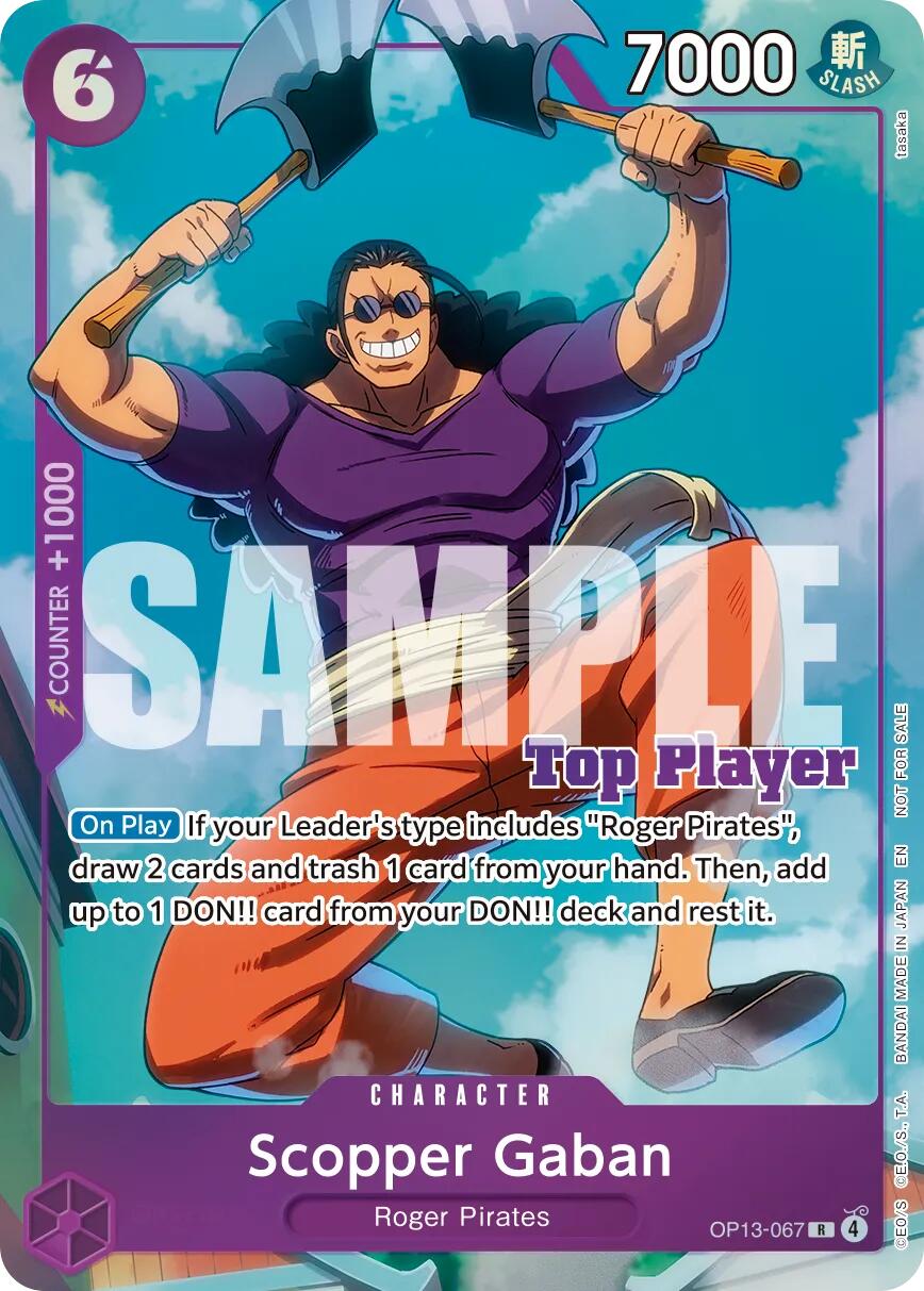 Scopper Gaban (CS 26-27 Top Player Pack Vol. 1) [One Piece Promotion Cards] | Devastation Store