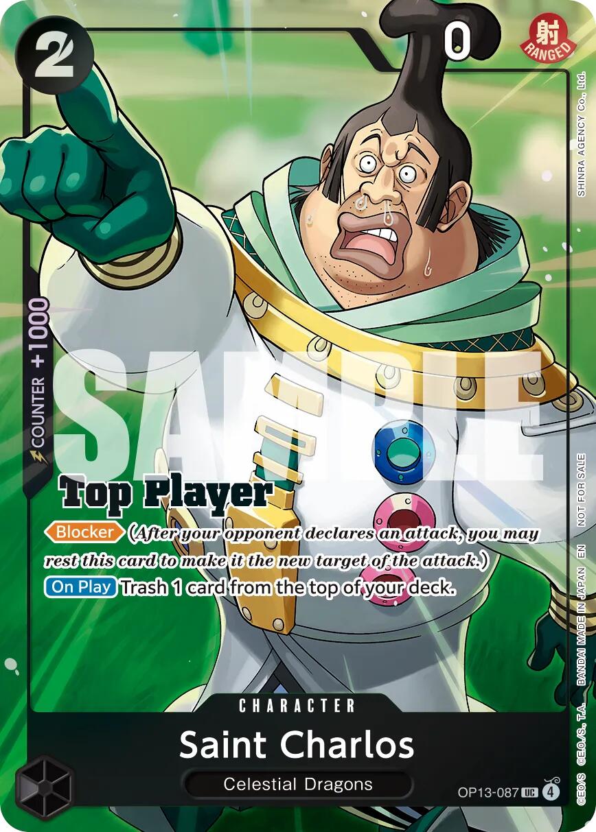 Saint Charlos (CS 26-27 Top Player Pack Vol. 1) [One Piece Promotion Cards] | Devastation Store