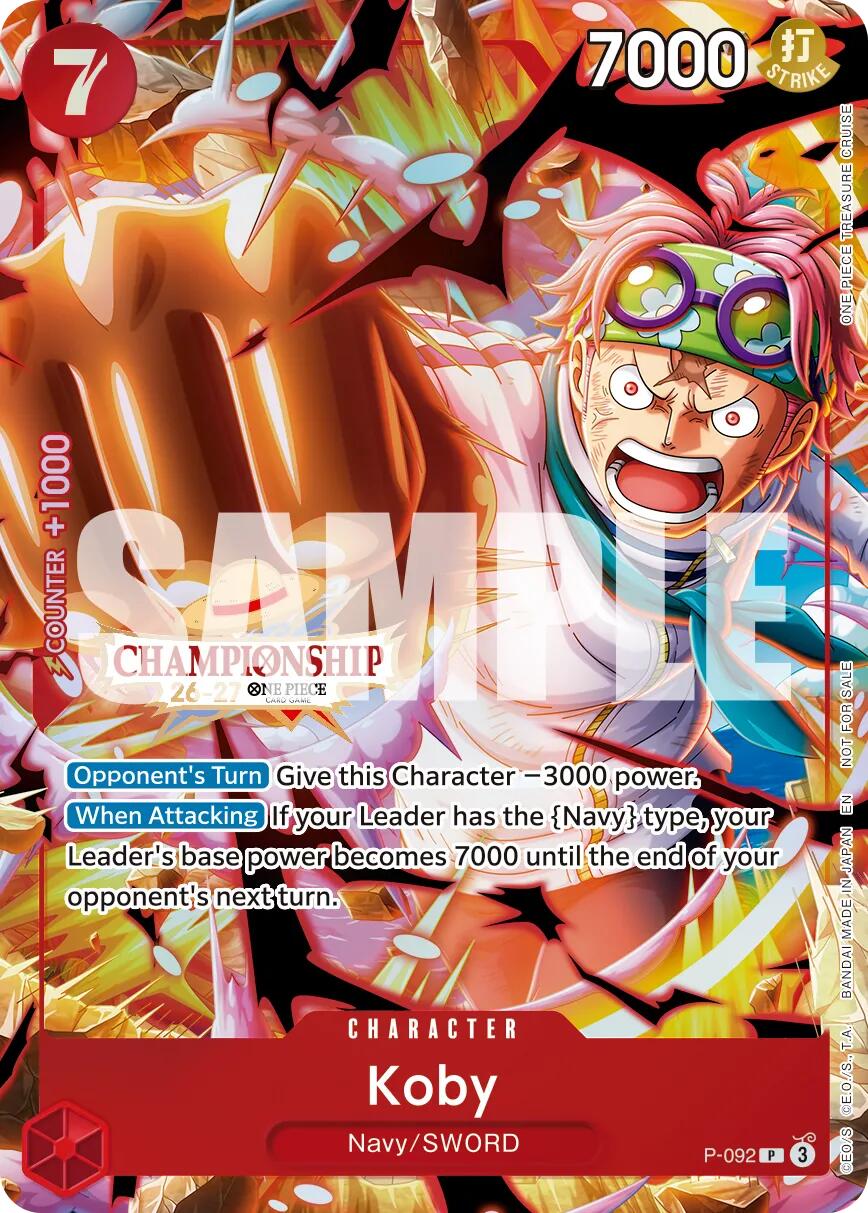 Koby (CS 26-27 Event Pack Finalist Ver.) [One Piece Promotion Cards] | Devastation Store