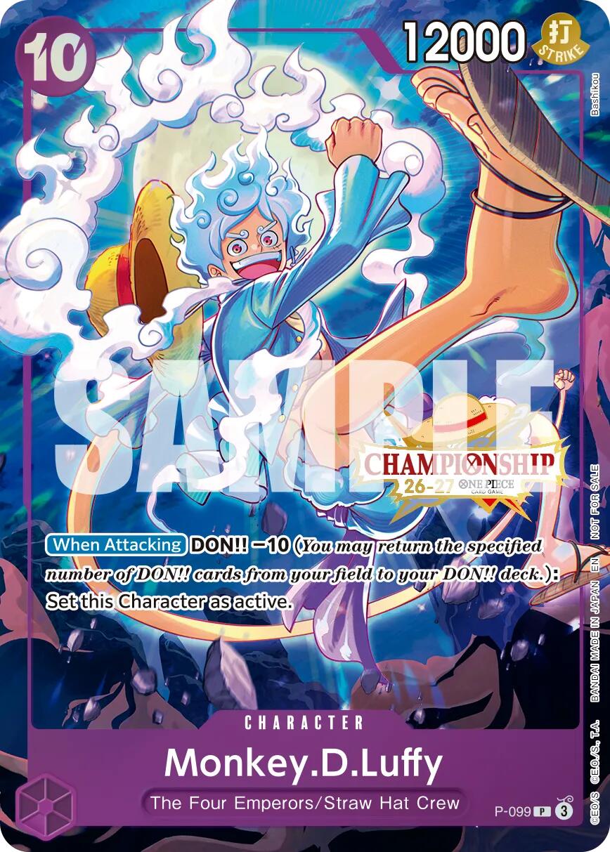 Monkey.D.Luffy (CS 26-27 Event Pack Finalist Ver.) [One Piece Promotion Cards] | Devastation Store