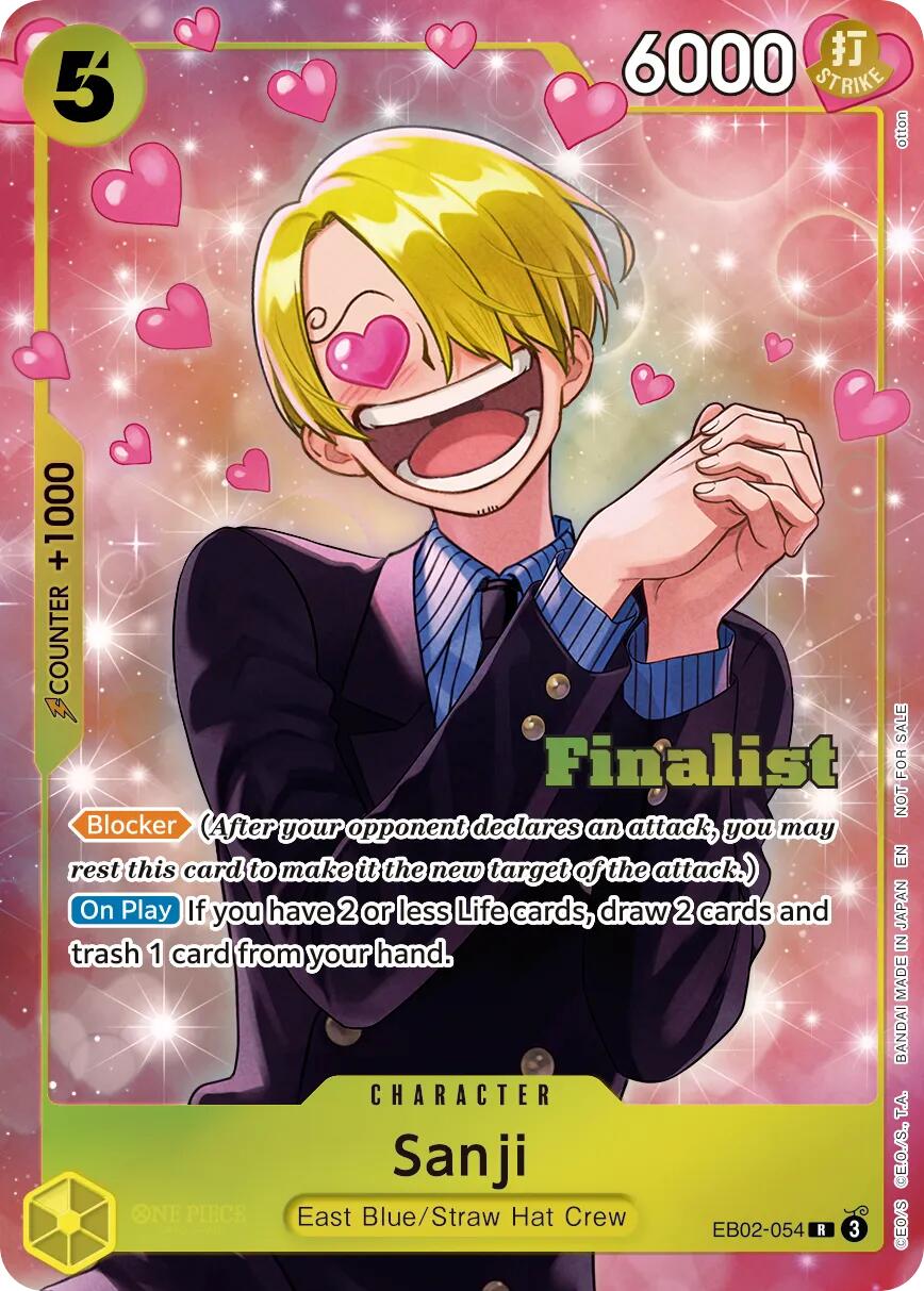 Sanji (CS 26-27 Finalist Card Set Vol. 1) [One Piece Promotion Cards] | Devastation Store