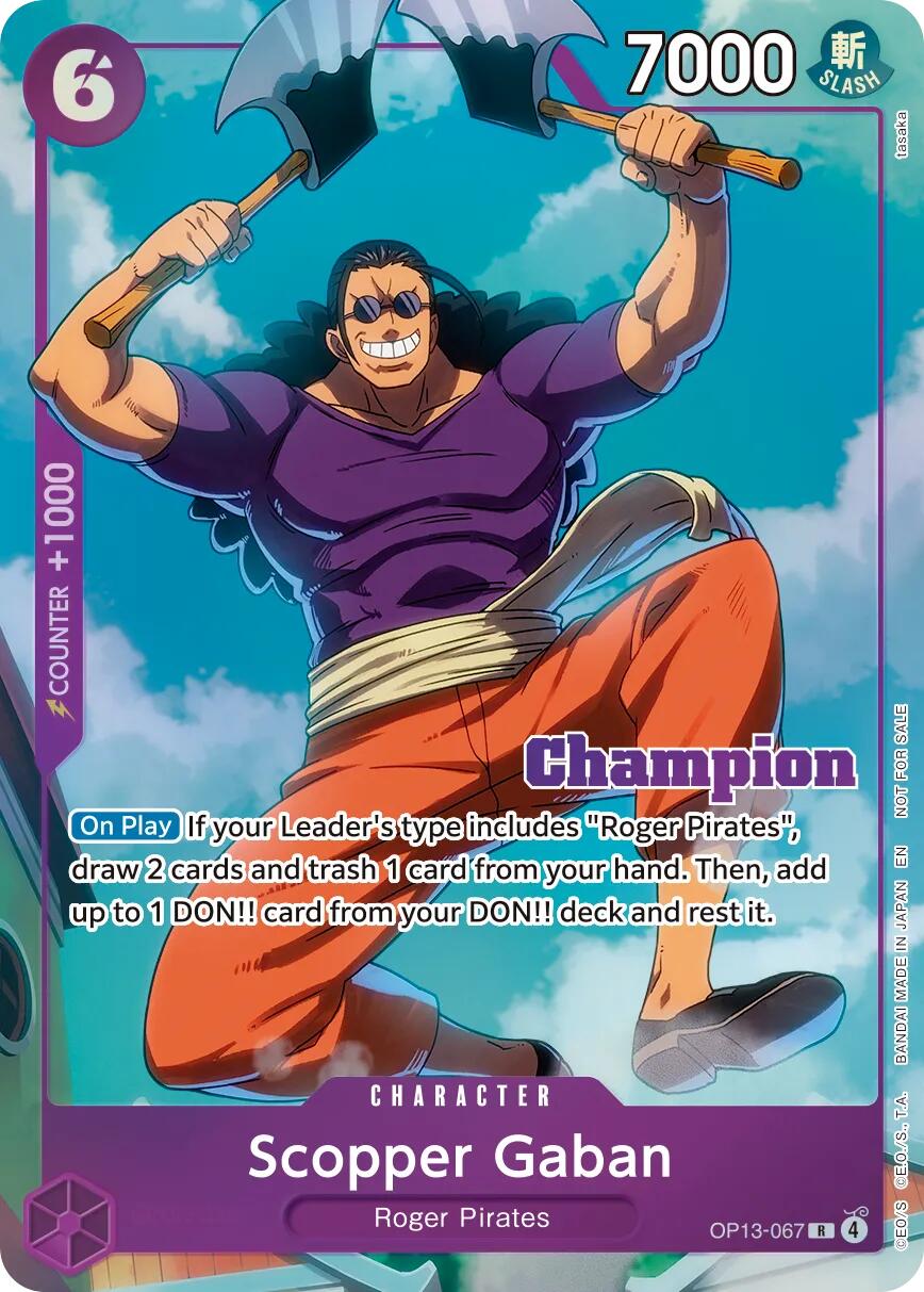 Scopper Gaban (CS 26-27 Winner Card Set Vol.1) [One Piece Promotion Cards] | Devastation Store