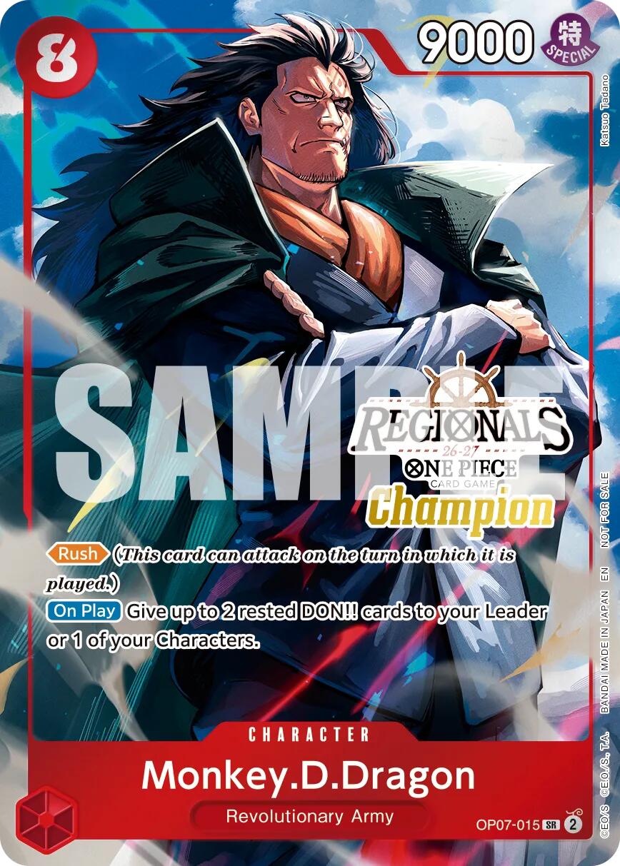 Monkey.D.Dragon (Regionals Champion Card Set 26-27 Vol.2) [One Piece Promotion Cards] | Devastation Store