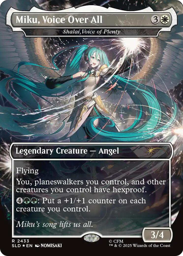 Miku, Voice Over All - Shalai, Voice of Plenty [Secret Lair Drop Series] | Devastation Store