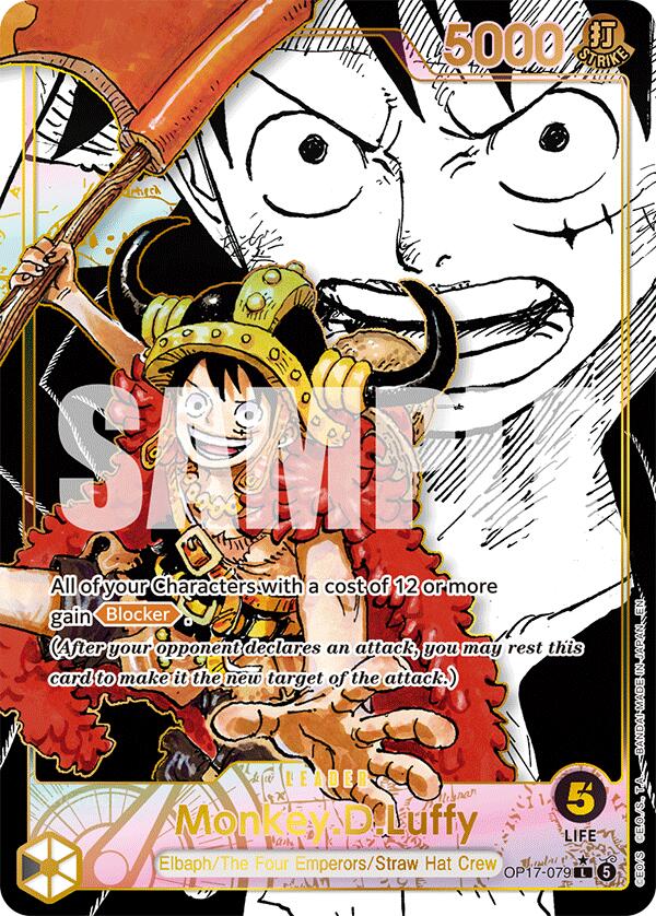 Monkey.D.Luffy (Super Leader Alternate Art) [The World's Strongest Warriors] | Devastation Store
