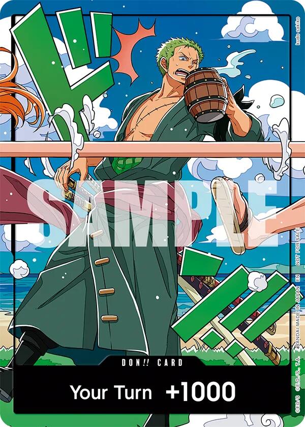 DON!! Card (World United) (Zoro) [One Piece Promotion Cards] | Devastation Store