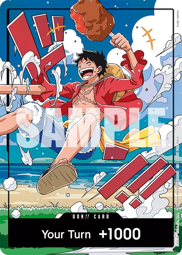 DON!! Card (World United) (Luffy) [One Piece Promotion Cards] | Devastation Store