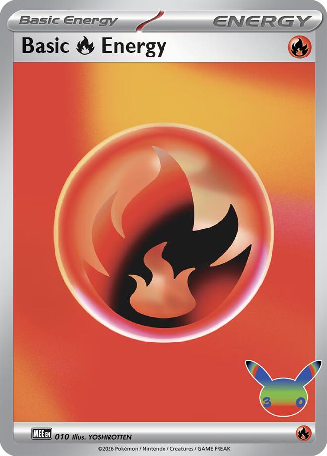Basic Fire Energy (010) (30th Celebration) [Mega Evolution Energies] | Devastation Store