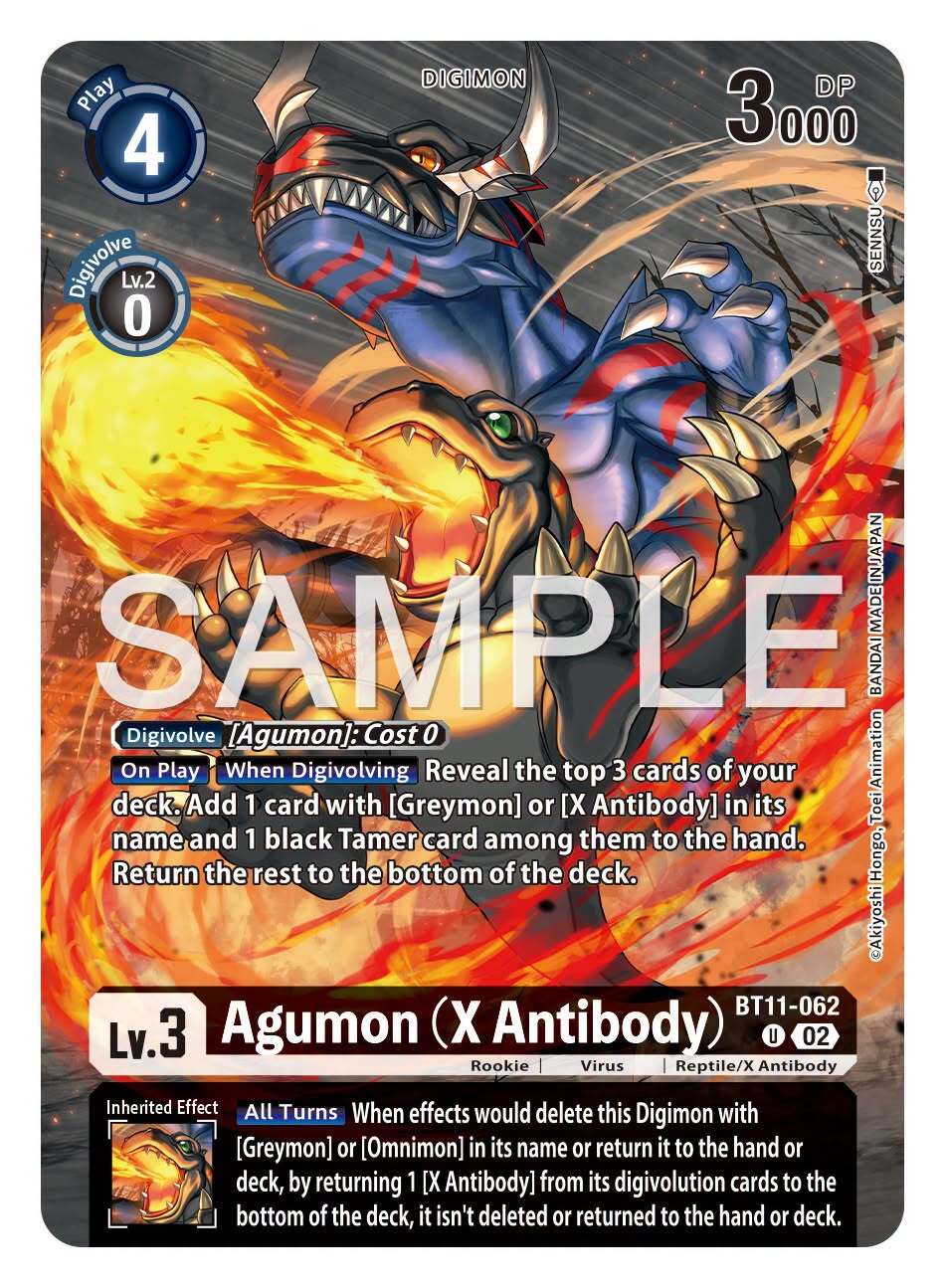 Agumon [BT11-062] (X Antibody) (Tamer's Selection Box Ver. X Antibody) [Dimensional Phase Promos] | Devastation Store