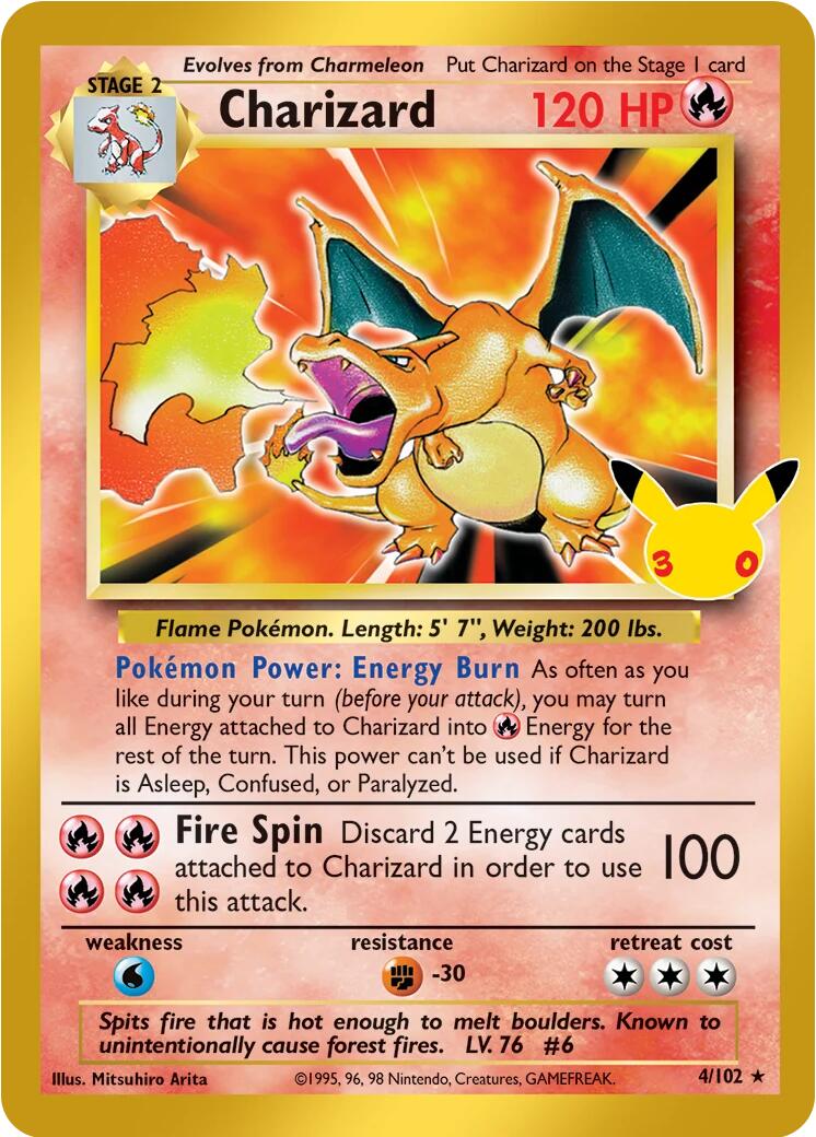 Charizard (4/102) [Mega Evolution: 30th Celebration] | Devastation Store