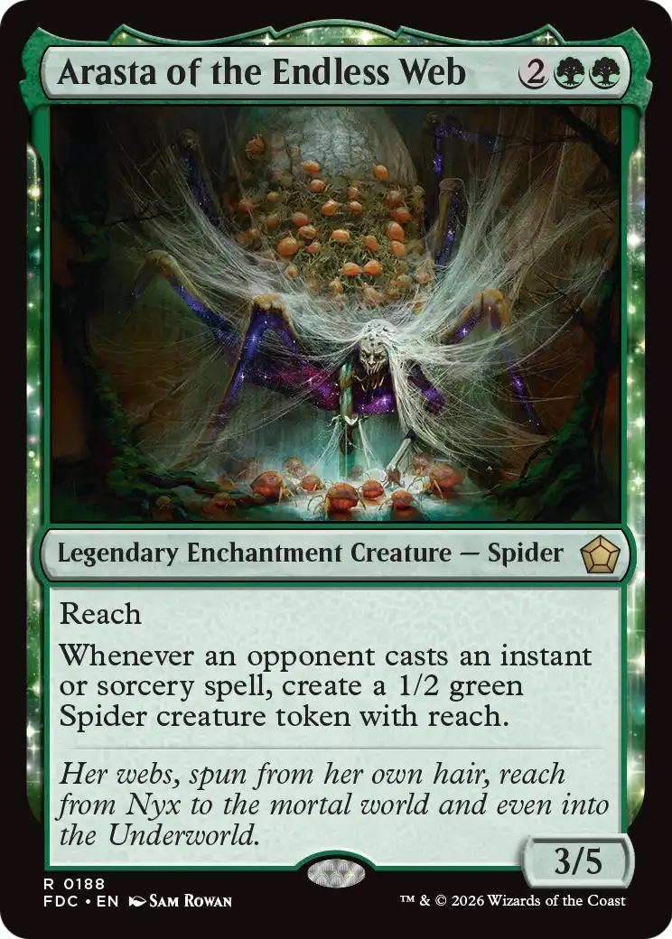 Arasta of the Endless Web [Foundations Commander] | Devastation Store