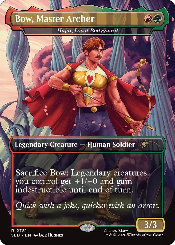 Bow, Master Archer - Hajar, Loyal Bodyguard [Secret Lair Drop Series] | Devastation Store