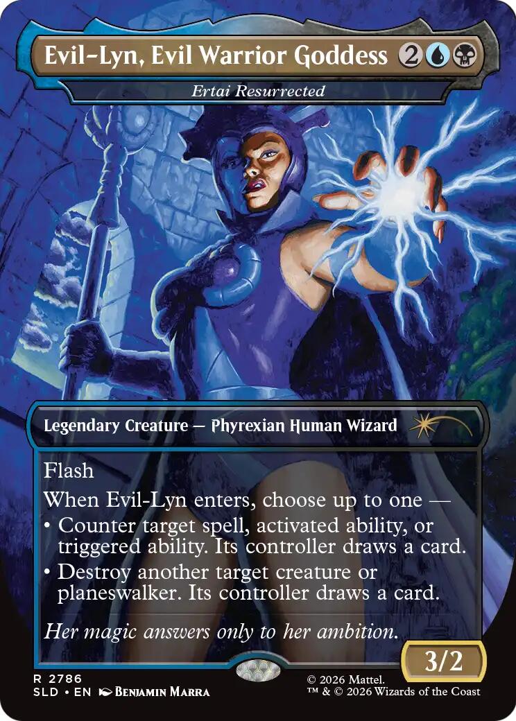 Evil-Lyn, Evil Warrior Goddess - Ertai Resurrected [Secret Lair Drop Series] | Devastation Store