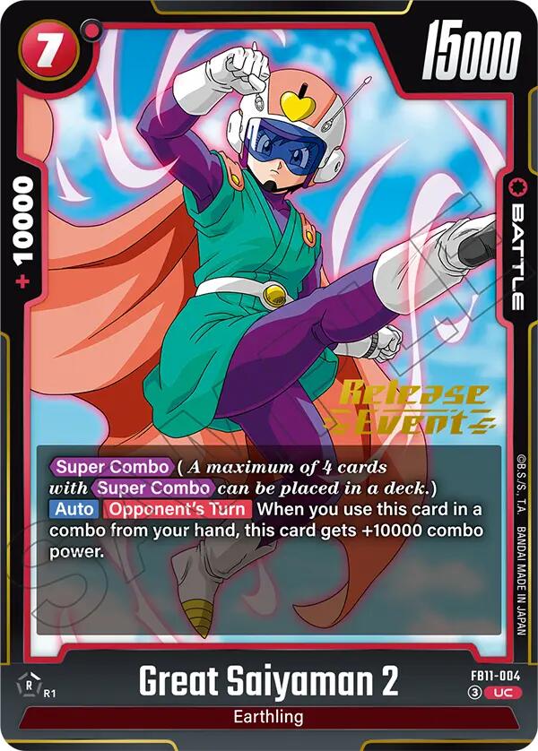 Great Saiyaman 2 (FB11-004) [Brightness of Hope Release Event Cards] | Devastation Store