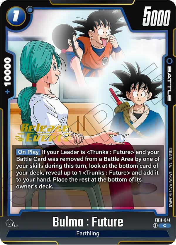 Bulma : Future (FB11-041) [Brightness of Hope Release Event Cards] | Devastation Store