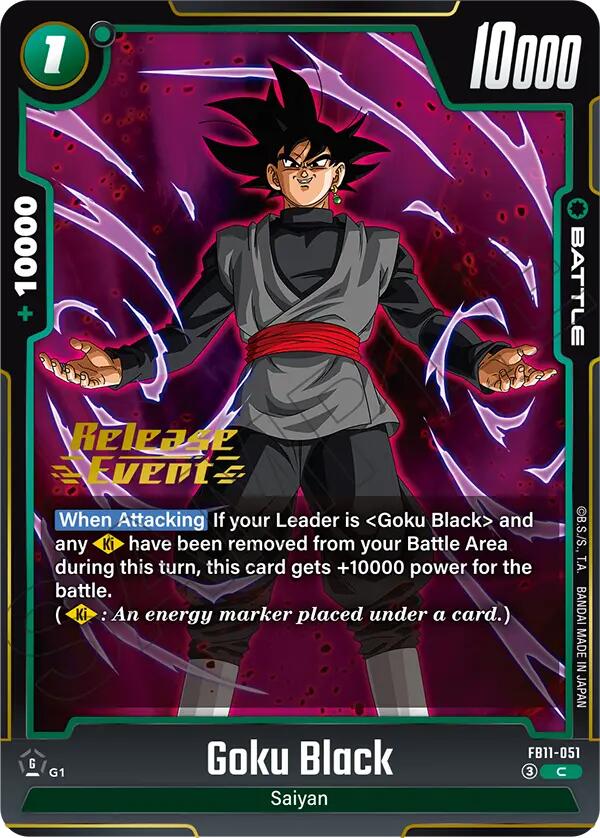 Goku Black (FB11-051) [Brightness of Hope Release Event Cards] | Devastation Store