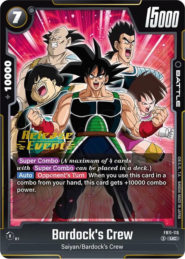 Bardock's Crew (FB11-115) [Brightness of Hope Release Event Cards] | Devastation Store