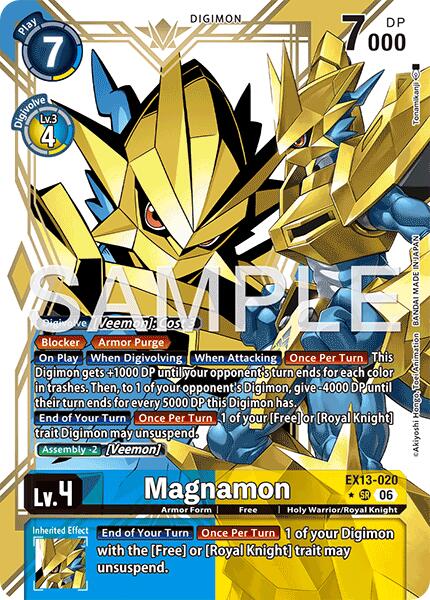 Magnamon [EX13-020] (Alternate Art) [Chivalrous XIII] | Devastation Store